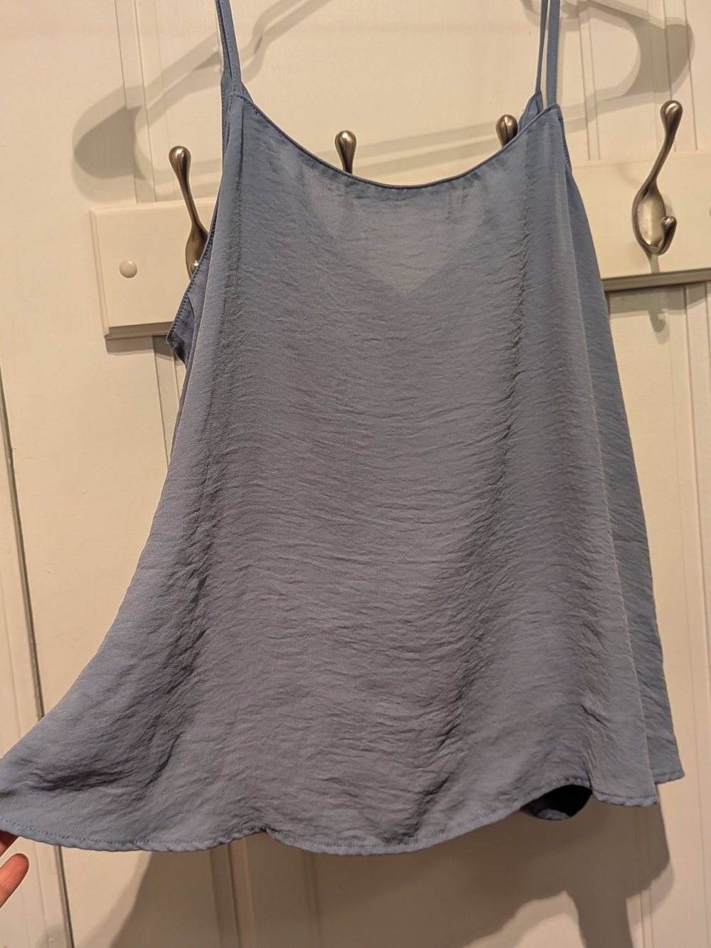 Lush Dusty Blue Twist-Knot Camisole